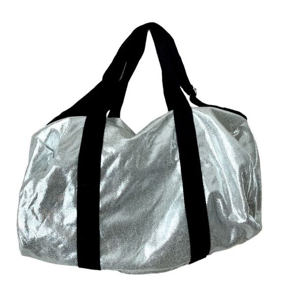 Silver Duffle Bag - Picture 1 of 5